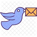 Carrier Pigeon Pigeon Mail Pigeon Letter Symbol