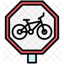 Carril ciclista  Icono