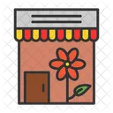 Carrinho Floral Flor Icon