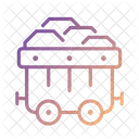 Gradiente De Icone De Mineracao De Carvao Ícone
