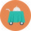 Comida Carrinho Prato Ícone