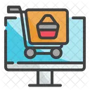 Carrinho De Compras Compras Bolsa Ícone