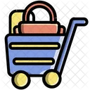 Carrinho De Compras Comercio Eletronico Compras On Line Ícone