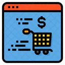 Compras On Line Comercio Eletronico Loja On Line Ícone