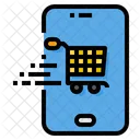 Compras On Line Comercio Eletronico Loja On Line Ícone