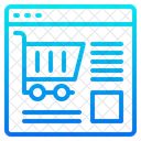 Carrinho De Compras Compras On Line Comprar Ícone