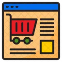 Carrinho De Compras Compras On Line Comprar Ícone