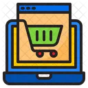 Carrinho De Compras Compras On Line Cesta Ícone