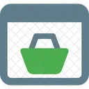 Carrinho de compras on-line  Ícone