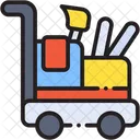 Carrinho de limpeza  Ícone