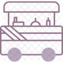 Carro Rapido Comida Icono