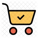Carrito aprobado  Icono