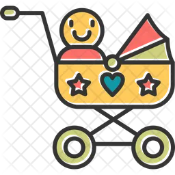 Carrito de bebe  Icono