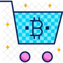 Carro bitcoin  Icono