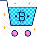 Carro bitcoin  Icono