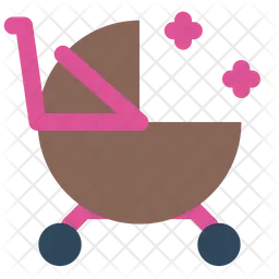 Carrito de bebe  Icono