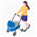Carrito de bebé  Icono