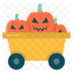 Carro de calabazas  Icono