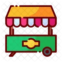 Carrito De Comida Puesto De Comida Camion De Comida Icono