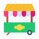 Carrito De Comida Puesto De Comida Camion De Comida Icono