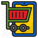 Carrito De Compras Compras Moviles Compras En Linea Icono