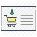 Carrito De Compras Cesta De Compras Compras Moviles Icono