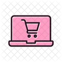 Carrito De Compras Compras En Linea En Linea Icono