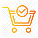 Carro De Compras Mercado Verificar Icon