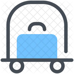 Carrito de equipaje  Icono