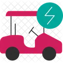 Carrito de golf electrico  Icono