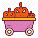 Carro de halloween  Icono