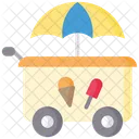 Carrito De Helados Puesto De Helados Heladeria Icono