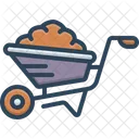 Carrito de jardin  Icono
