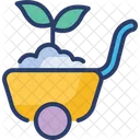 Carrito de jardin  Icono