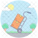 Carrito De Mano Despacho Carrito De Mano Icono