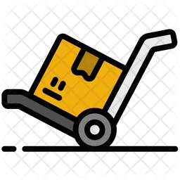 Carrito de paquetes  Icono