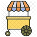 Carrito Para Perritos Calientes Puesto De Perritos Calientes Carrito Expendedor Icono