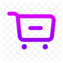 Carrito Menos Icono