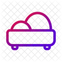 Carrito Para Mascotas Almacenamiento Transportador De Arena Icono