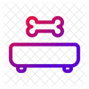 Carrito Transportador De Mascotas Hueso Icono