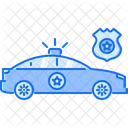 Pisca Pisca Carro Lei Ícone