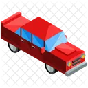 Vermelho Carro Transporte Icon