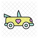 Carro De Amor Carro De Casamento Coracao Ícone