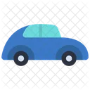 Carro antigo arredondado  Ícone