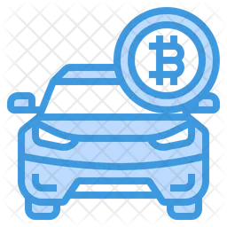 Carro bitcoin  Ícone