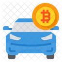 Carro bitcoin  Ícone