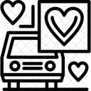 Carro Com Coracao Amor Por Carros Entusiastas De Carros Ícone