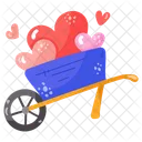 Carrito de amor  Icono