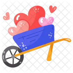 Carrito de amor  Icono