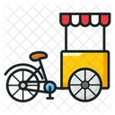 Carro De Ciclo Carro Transporte Icono